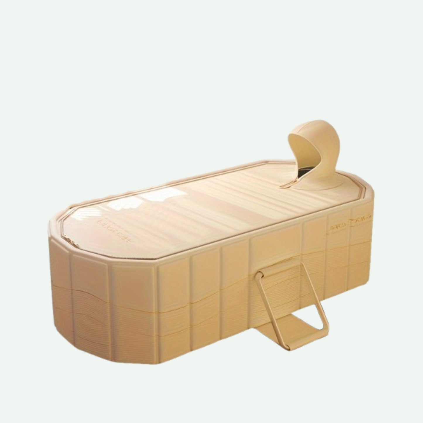 Baignoire Portable Pliable avec Couvercle